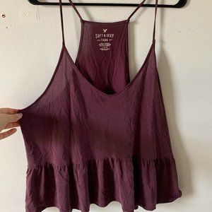 Purple soft and sexy AEO tank